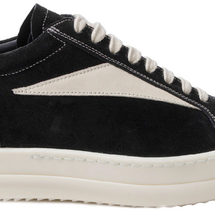 Men's Rick Owens Vintage Low-Top Black Milk White Shoes