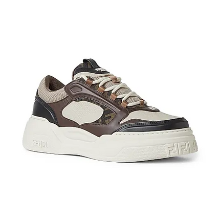 Men's Fendi Roma Match Nero Beige Sneakers