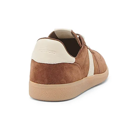 Men's Tom Ford Suede Sneakers With Panels Tobacco Amber Sneakers