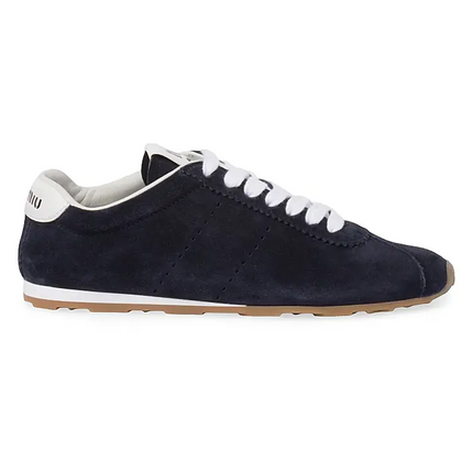 Men's Miu Miu Low Top Navy Sneaker