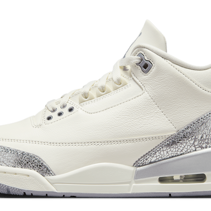 Men's Nike Air Jordan 3 Metallic Silver Shoes
