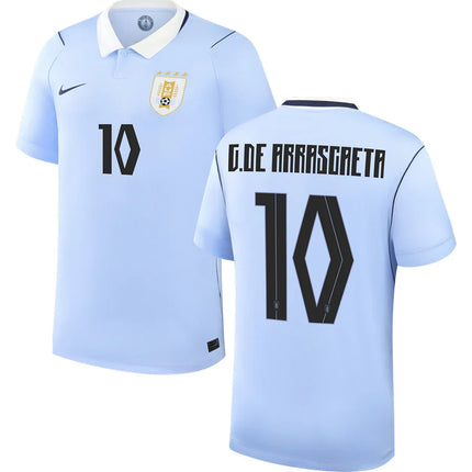 Giorgian de Arrascaeta Uruguay World Cup 2026 Home Jersey - Blue