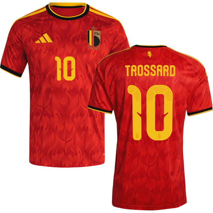 Leandro Trossard Belgium World Cup 2026 Home Jersey - Red