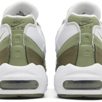 Men's  Nike Air Max 95 White Oil Green Shoes