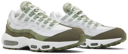 Men's  Nike Air Max 95 White Oil Green Shoes