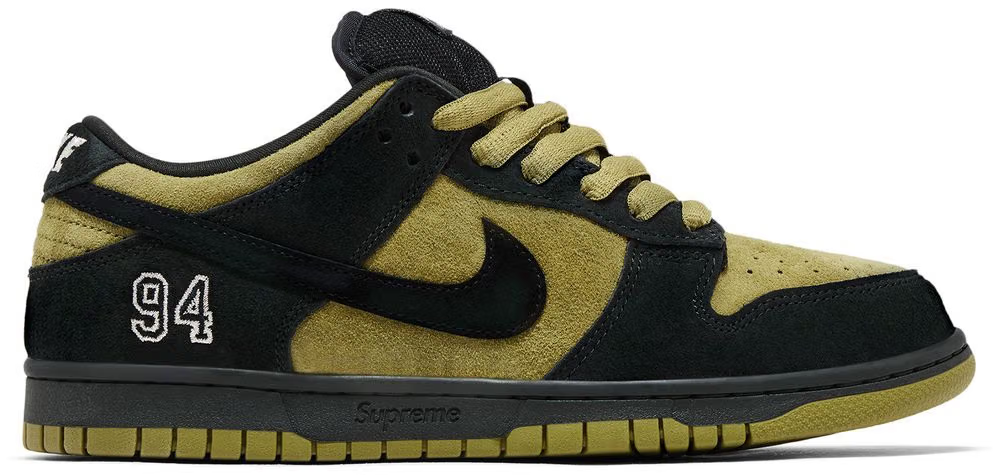 Men's  Supreme x Nike Dunk Low SB Camper Green Shoes