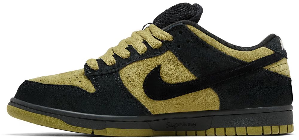 Men's  Supreme x Nike Dunk Low SB Camper Green Shoes