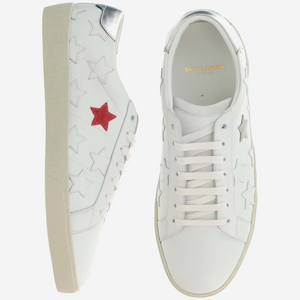 Men's Saint Laurent Court Classic SL06 White Sneakers