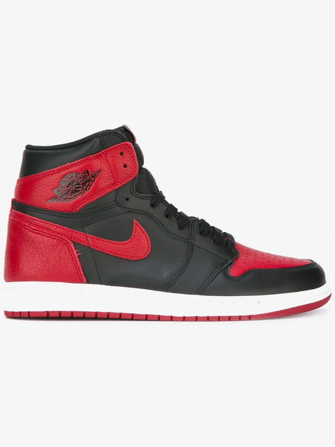 Men's Nike Air Jordan 1 High Banned Bred Shoes