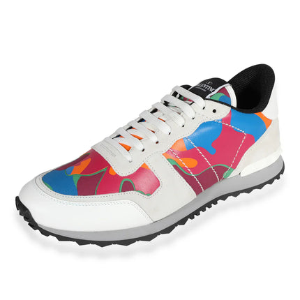 Men's Valentino Camo Rock Runners Multicolor Sneakers