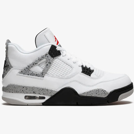 Men's Nike Air Jordan 4 White Cement Shoes