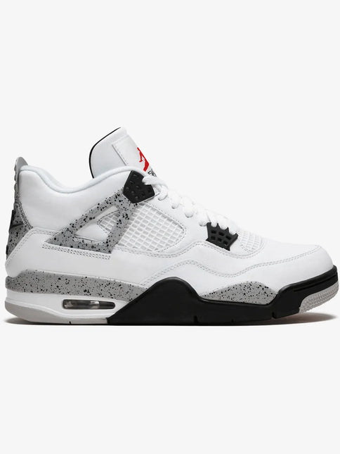 Men's Nike Air Jordan 4 White Cement Shoes