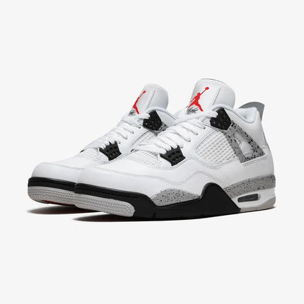 Men's Nike Air Jordan 4 White Cement Shoes