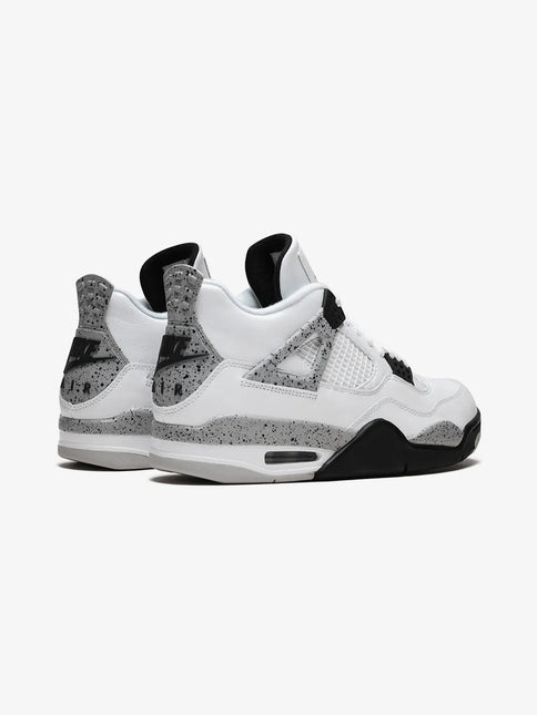 Men's Nike Air Jordan 4 White Cement Shoes