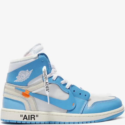 Men's Nike Air Jordan 1 x Off-White University Blue Shoes