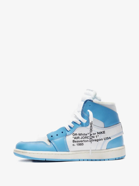 Men's Nike Air Jordan 1 x Off-White University Blue Shoes