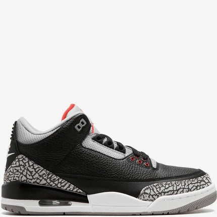 Men's Nike Air Jordan 3 Black Cement Shoes