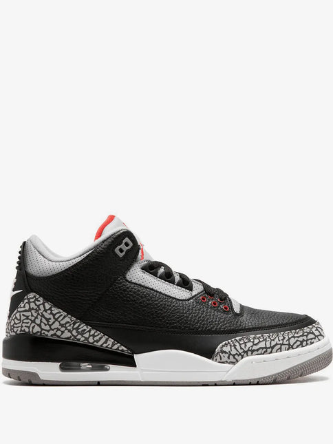 Men's Nike Air Jordan 3 Black Cement Shoes