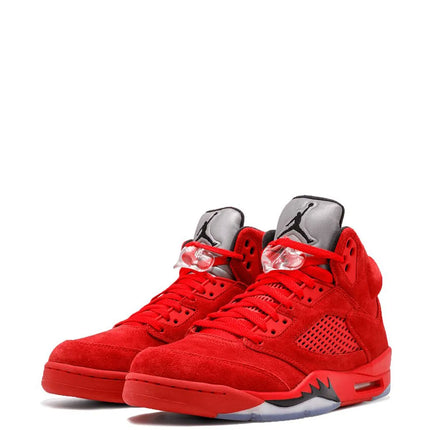 Men's Nike Air Jordan 5 Retro Red Suede Shoes