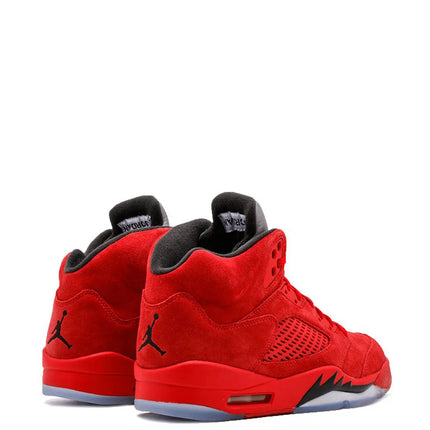 Men's Nike Air Jordan 5 Retro Red Suede Shoes