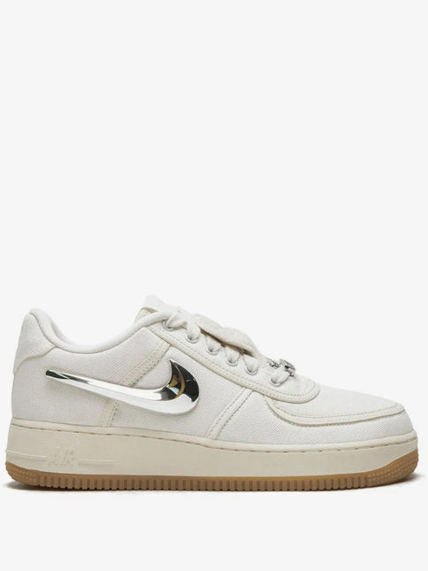 Men's Travis Scott x Nike Air Force 1 Low  White Shoes