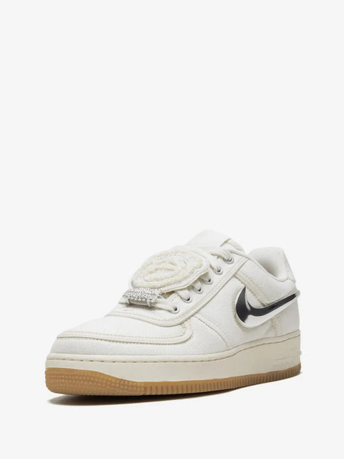 Men's Travis Scott x Nike Air Force 1 Low  White Shoes