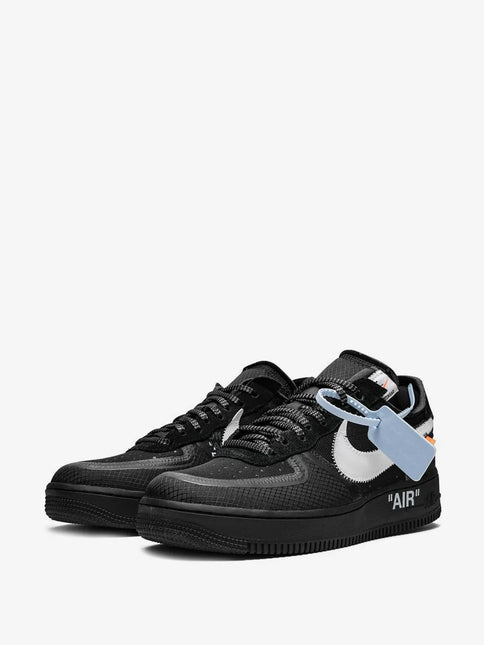 Men's Off-White x Nike Air Force 1 Low Black Shoes
