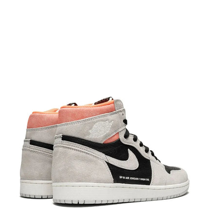 Men's Air Jordan 1 High 'Neutral Grey Hyper Crimson’ Shoes