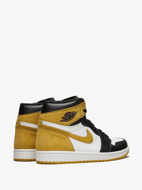 Men's Nike Air Jordan 1 High Yellow Ochre Shoes