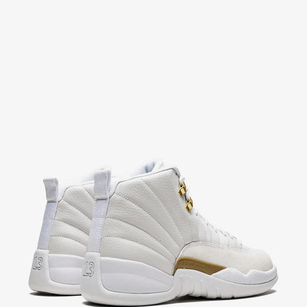 Men's Nike x OVO Air Jordan 12 Retro White Metallic Gold Shoes
