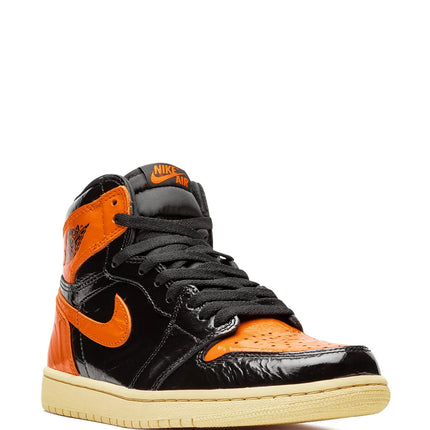 Men's Air Jordan 1 High 'Orange Black’ Shoes