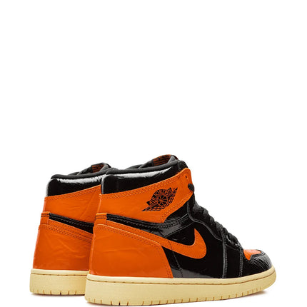 Men's Air Jordan 1 High 'Orange Black’ Shoes