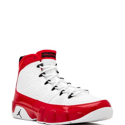 Men's Nike Air Jordan 9 Retro Black Red White Shoes