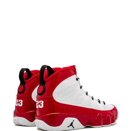 Men's Nike Air Jordan 9 Retro Black Red White Shoes