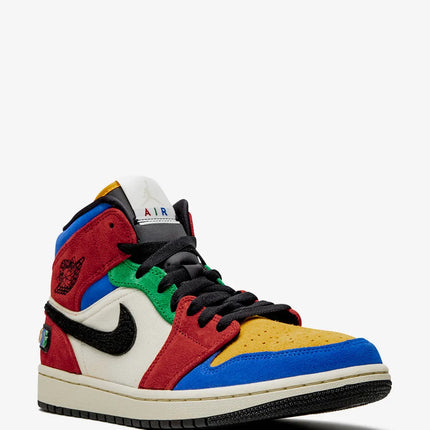 Men's Nike Blue The Great x Air Jordan 1 Mid Fearless Shoes