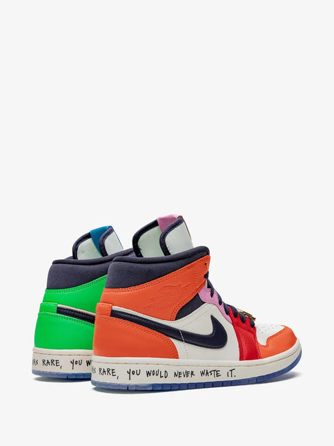Men's Nike Air Jordan 1 Mid x Melody Ehsani 1 Fearless Shoes