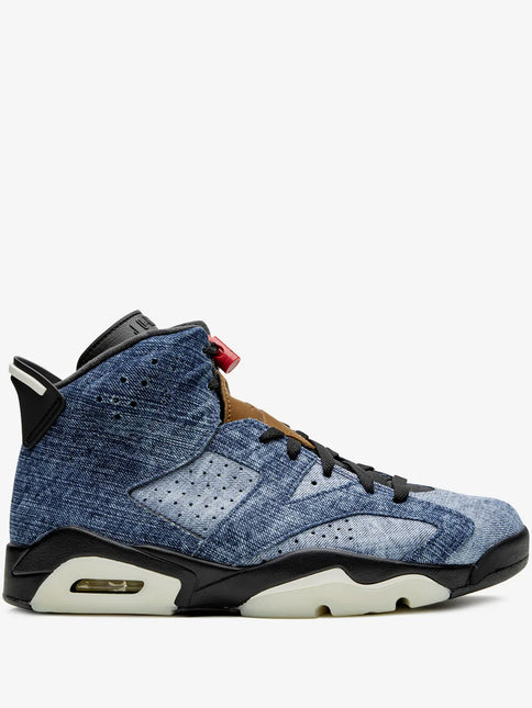 Men's Nike Air Jordan 6 Washed Denim Shoes