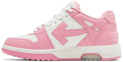 Men's Off-White Out Of Office Sneakers In White Light Pink