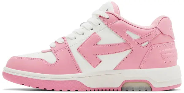 Men's Off-White Out Of Office Sneakers In White Light Pink