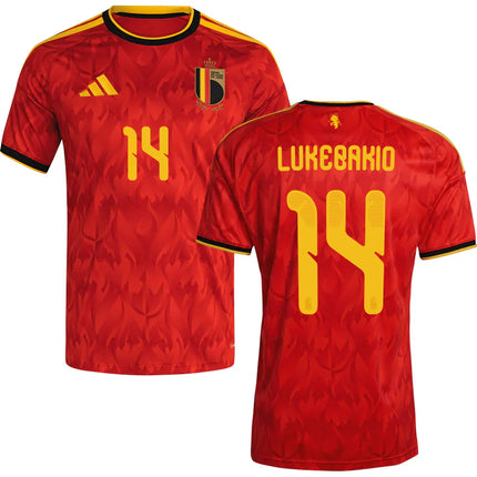 Dodi Lukebakio Belgium World Cup 2026 Home Jersey - Red