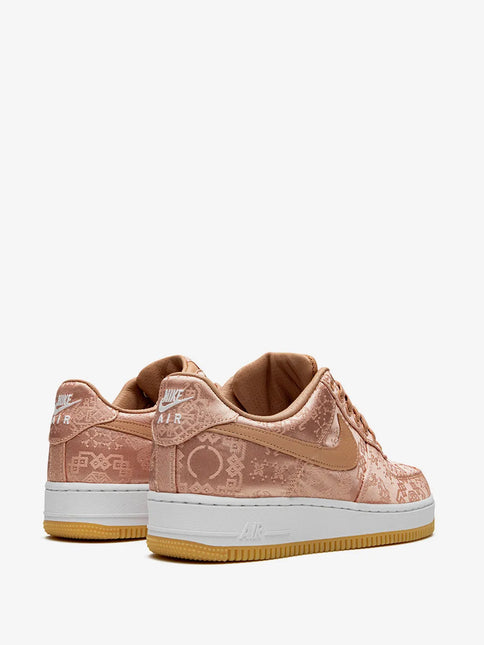 Men's Nike x CLOT Air Force 1 PRM Rose Gold Silk Shoes