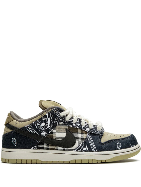 Men's Travis Scott x Nike Dunk Low Premium QS SB Cactus Jack Shoes