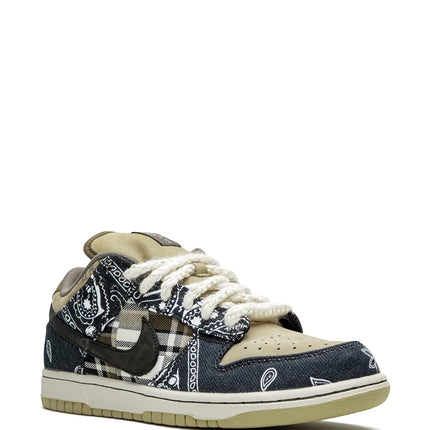 Men's Travis Scott x Nike Dunk Low Premium QS SB Cactus Jack Shoes