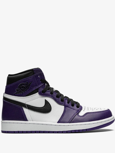Men's Nike Air Jordan 1 High Court Purple Shoes