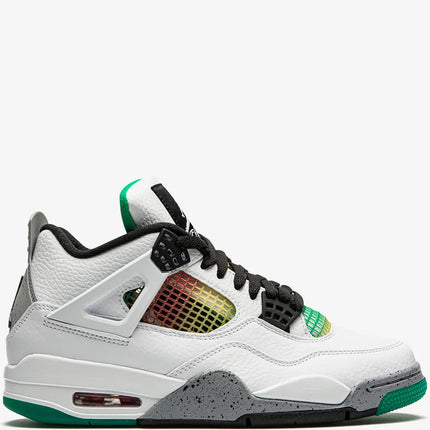 Men's Nike Air Jordan 4 Retro PRM Rasta - Lucid Green Shoes