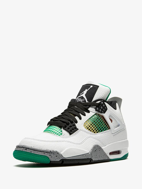 Men's Nike Air Jordan 4 Retro PRM Rasta - Lucid Green Shoes
