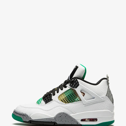 Men's Nike Air Jordan 4 Retro PRM Rasta - Lucid Green Shoes