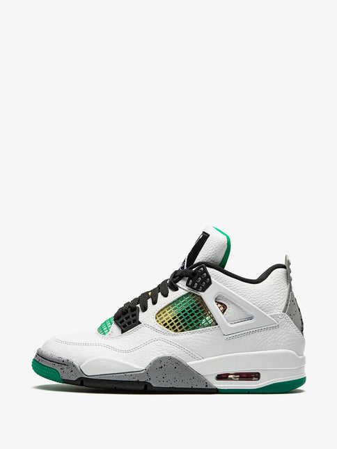 Men's Nike Air Jordan 4 Retro PRM Rasta - Lucid Green Shoes