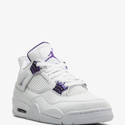 Men's Nike Air Jordan 4 Metallic Pack Purple Shoes