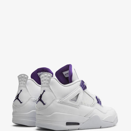 Men's Nike Air Jordan 4 Metallic Pack Purple Shoes